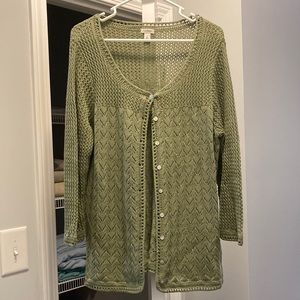 Llbean button down sweater